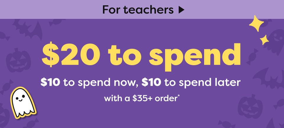 $20 to spend ($10 to spend now, $10 to spend later) with a $35+ order