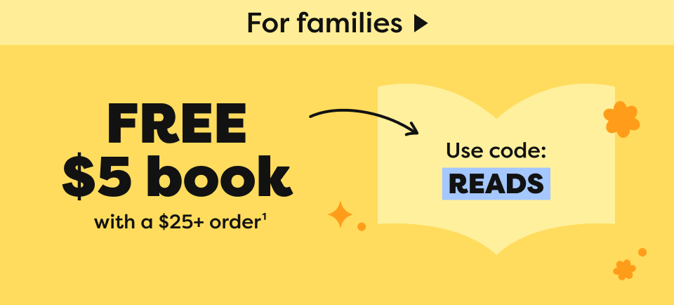 FREE $5 book with a $25+ order - Use code: READS FREE $5 book with a $25+ order - Use code: READS
